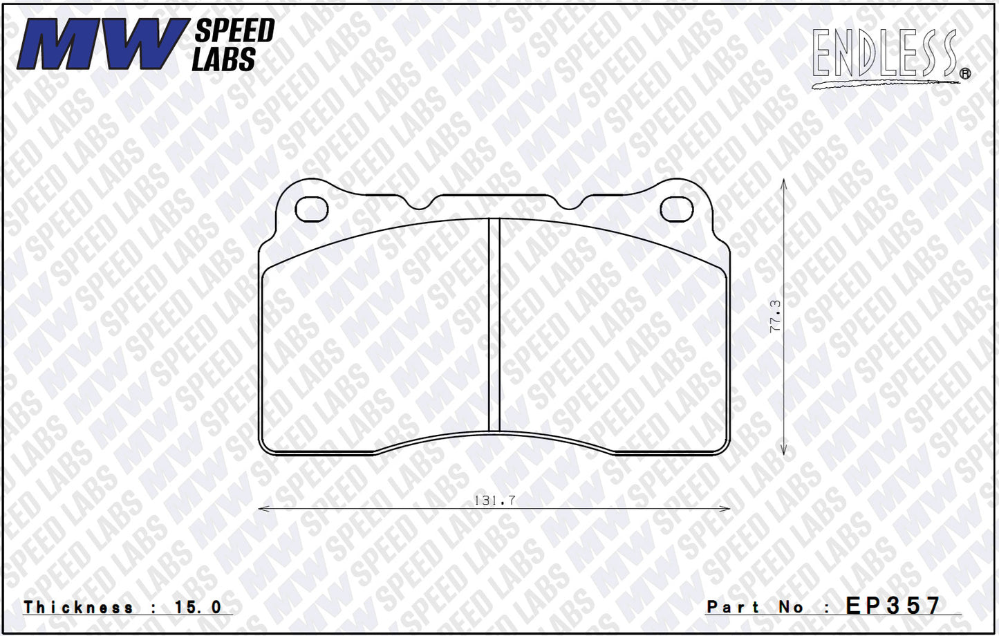 Endless [ME-20] Brake Pad for Honda Civic Type-R [FL5]